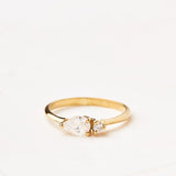 Sea Daffodil design with Lab Diamonds