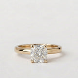 Star design with Cushion Cut Lab Diamond