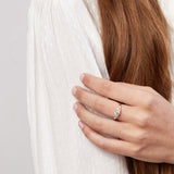 Iris design with Natural Round Diamond