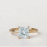 Star design with Princess Cut Fancy Color Lab Diamond