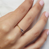 Anemones design with Sapphires