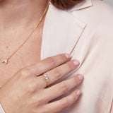 Anemones design with Natural Diamond