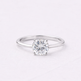 Crocus design with Natural Diamond