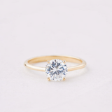 Crocus design with Natural Diamond