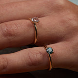 Crocus design with Sapphire