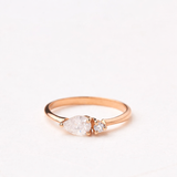 Sea Daffodil design with Lab Diamonds