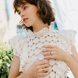 Kingfisher design with Four Sapphire