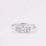 Iris design with Natural Round Diamond