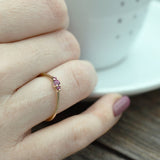 Woodland peony design with Sapphire