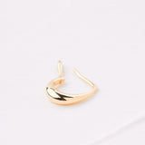 Pear design earring made of gold
