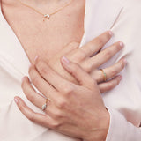 Picasso design set with Lab Diamonds