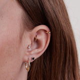 Solid Gold Clicker Hoop
