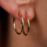 Classic Gold Hoop Earrings