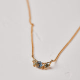 Anemone design set With Blue & Green Sapphires