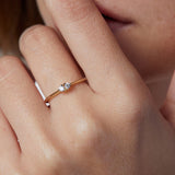 Milk Hawk design with Natural Diamonds