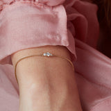 Anemone Bracelet with Natural Diamonds