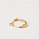 Almond design earrings with pear lab diamonds