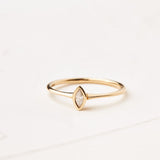 Hummingbird design with Natural Marquise Diamond