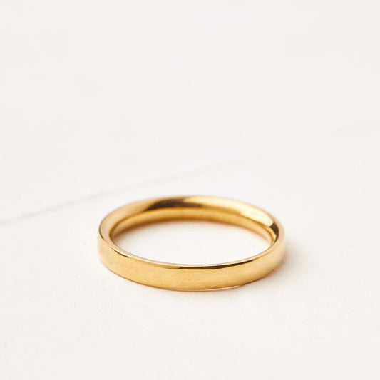 טבעת נישואין מזהב דגם אלה