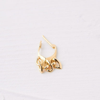 Renoir earrings made of gold