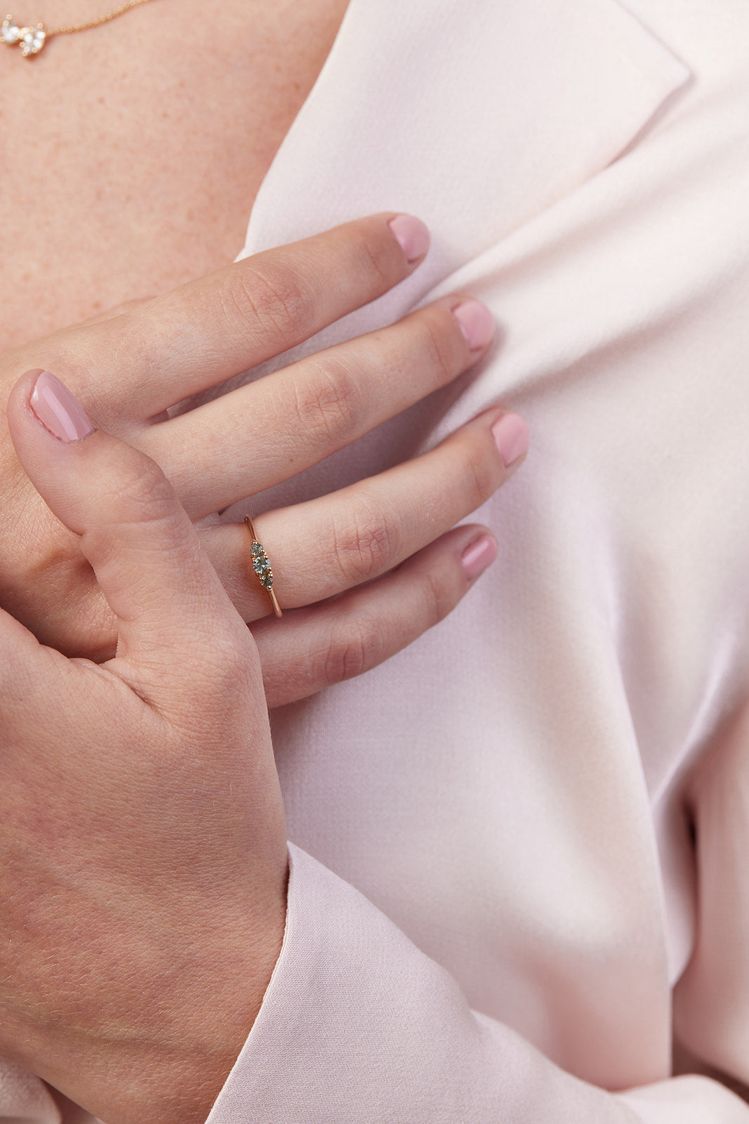 Cezanne ring set with diamonds