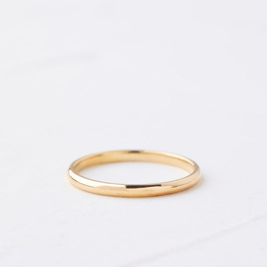 טבעת נישואין מזהב דגם צנובר