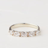 Honeysuckle design with Five Natural Diamonds