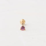 Triangle Piercing With a Round Stone